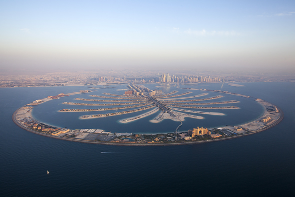 Palm Jumeirah aerial - MUST be credited courtesy of Nakheel
