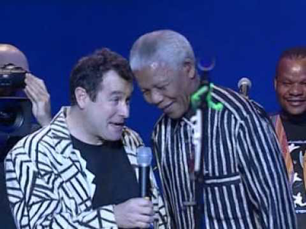 Johnny Clegg and Nelson Mandela
