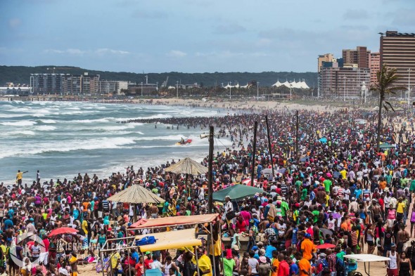 Durban&#039;s Beachfront a Colourful Display of Celebration in annual New Year&#039;s Day Tradition