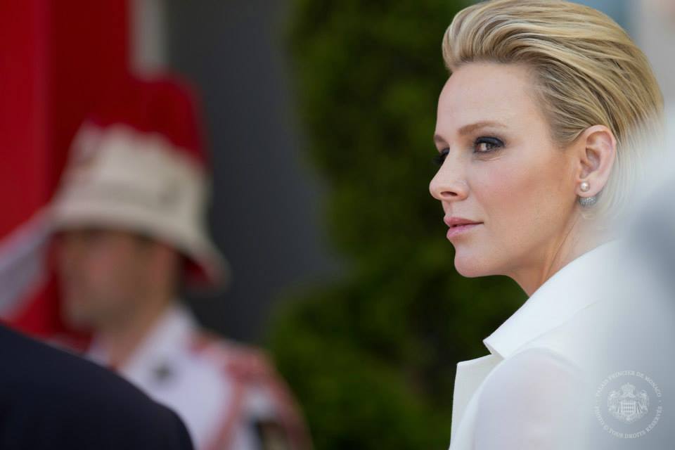 Princess Charlene at the Monaco Grand Prix