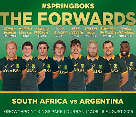 Springboks The Forwards - SAPeople - Your Worldwide South African Community