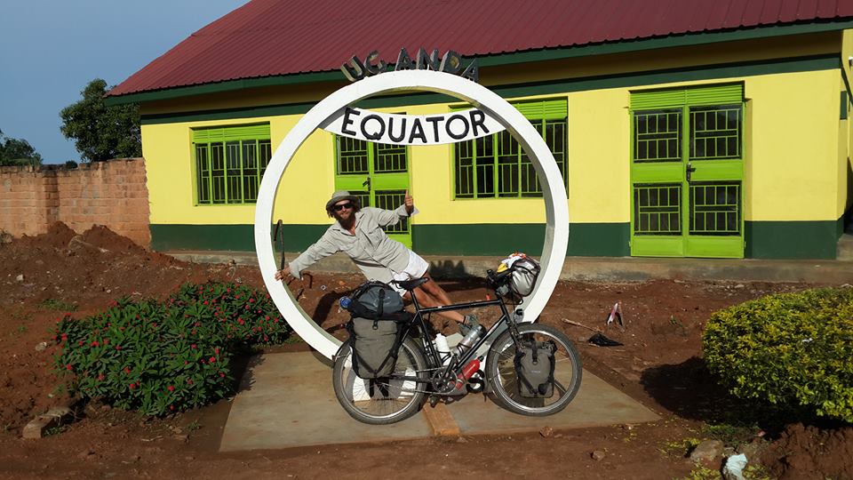 John Stanford cycled from London to Cape Town to raise awareness about the plight of rhinos.