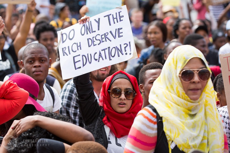 Students protest in Durban, #DurbanShutDown