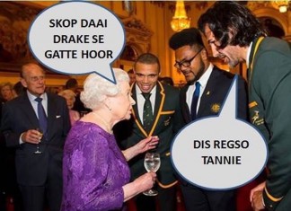 Springboks meet the Queen