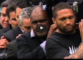 The Last Haka for Rugby Legend Jonah Lomu funeral