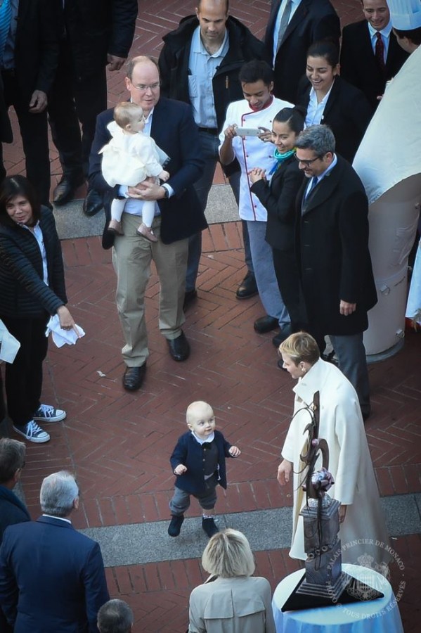 Princess Charlene with twins2