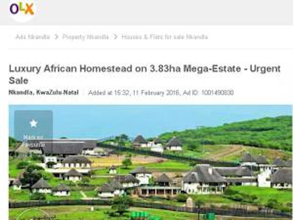Zuma S Nkandla Home For Sale On Online Classifieds Sapeople Worldwide South African News