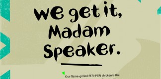 Nandos madam speaker