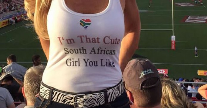 Cute SA girl t-shirt in Vegas Cute SA girl t-shirt in Vegas