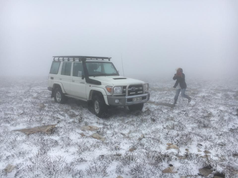 Snow in South Africa