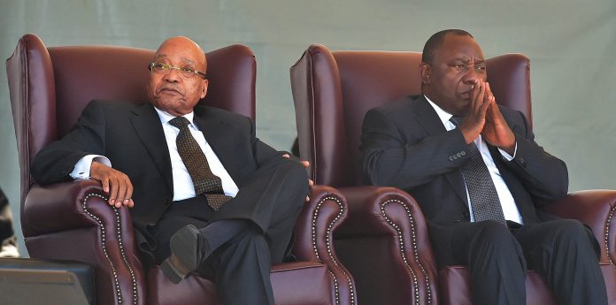 Zuma and Ramaphosa Zuma and Ramaphosa