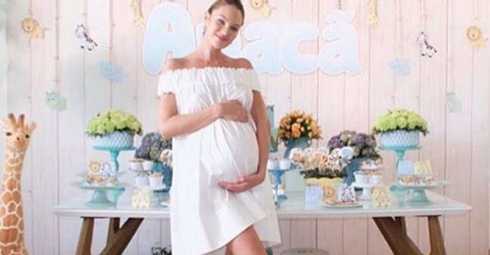 Candice at baby shower