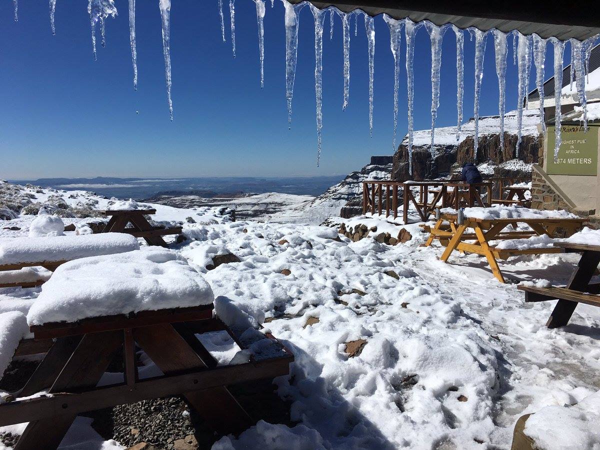 Snow Ways! Snow in Spring in South Africa (and Flood Warnings). PHOTOS