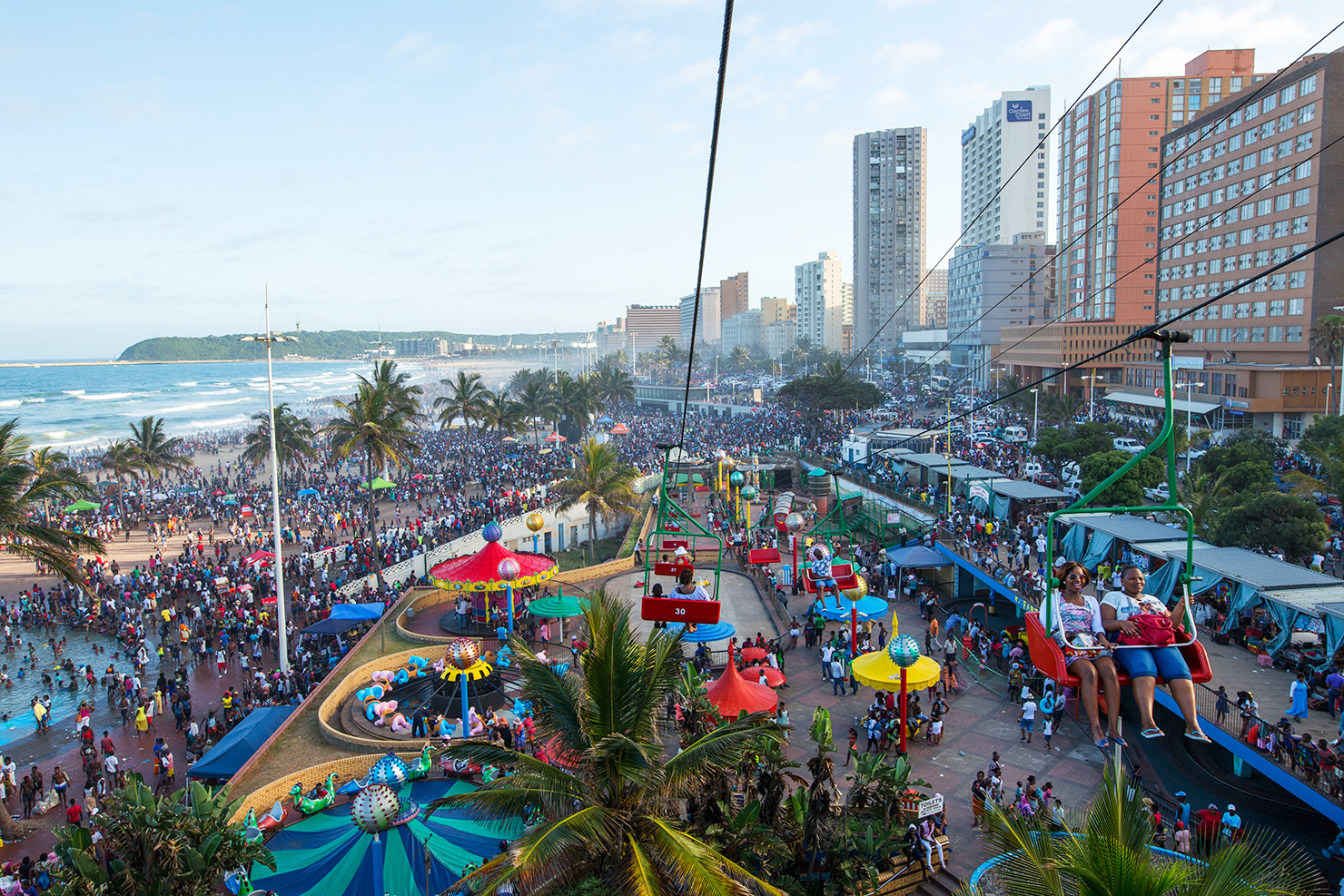 New Year's Day Durban Beach An Important Message and Photos SAPeople Worldwide South