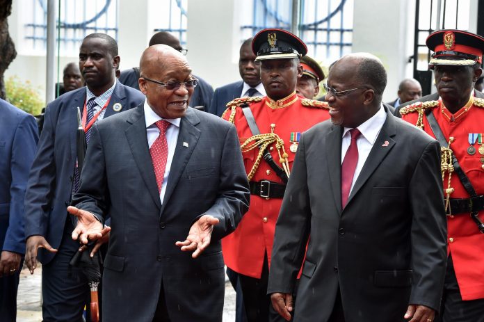 zuma and magufuli tanzania