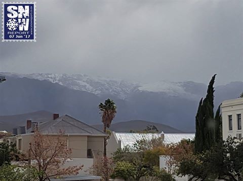 Snow on the Brandwacht Mountains, Worcester