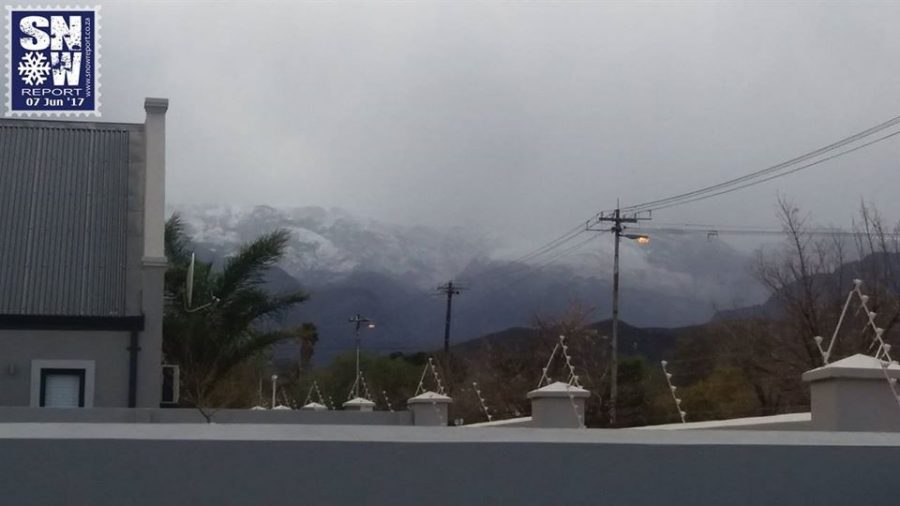 Western Cape snow