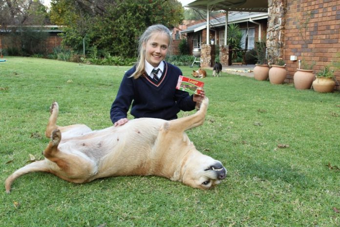 Zaria Rule and her pet dog, Jesse_June 2017(3)