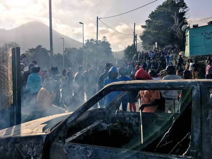hout bay protest