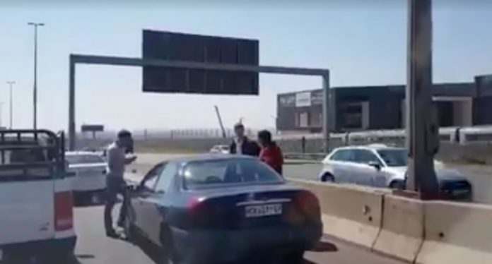 three motorists stop fleeing vehicle south africa