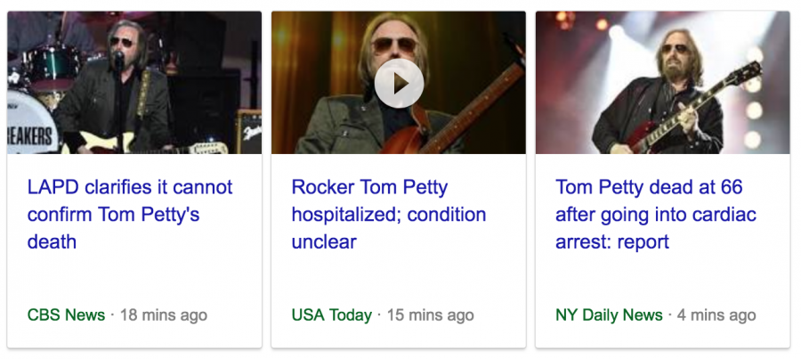 Reports on Tom Petty are conflicting