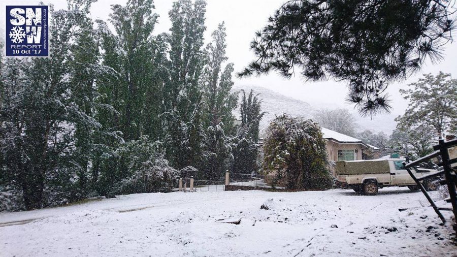 Snow at Mount Nevin Farm
