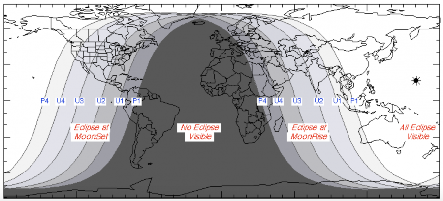 Eclipse on 31 January 2018