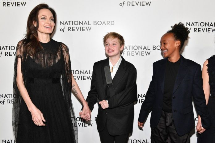 angelina jolie and children