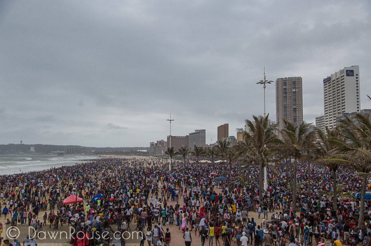 PHOTOS Thousands Flock to Durban Beachfront, New Year's Day 2018
