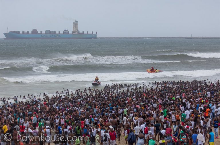 PHOTOS Thousands Flock to Durban Beachfront, New Year's Day 2018 SAPeople Worldwide South