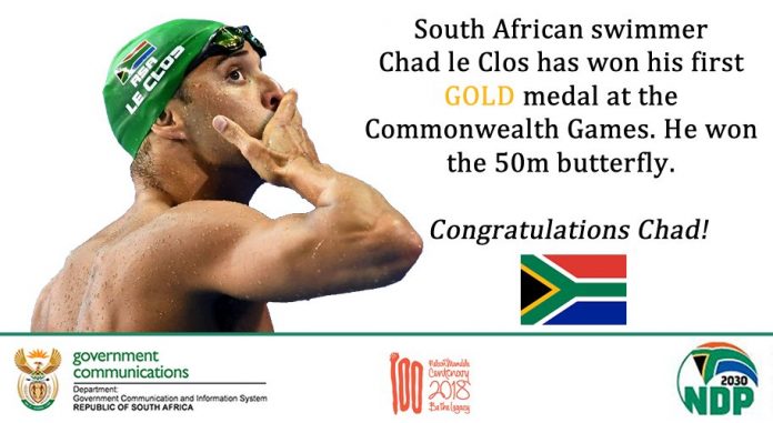 chad le clos wins gold australia