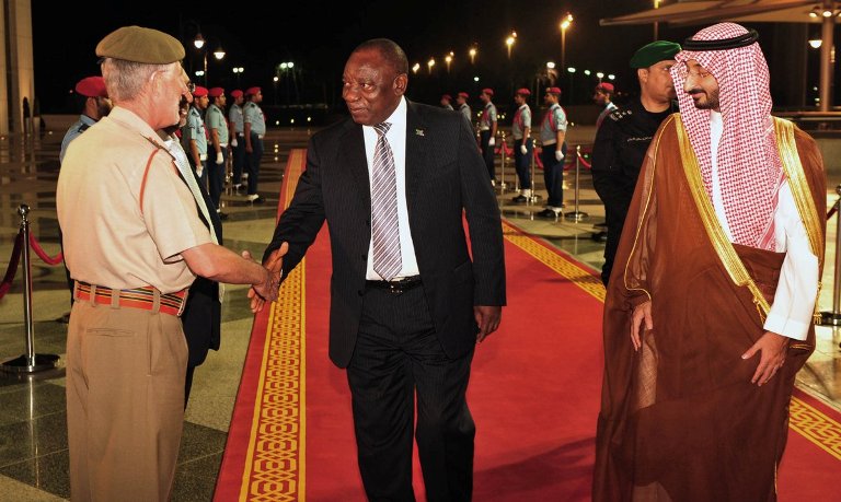 cyril ramaphosa jeddah