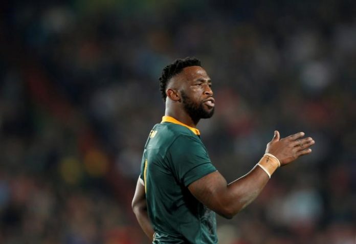 FILE PHOTO: South Africa's captain Siya Kolisi in action at Ellis Park Stadium, Johannesburg, South Africa - June 9, 2018