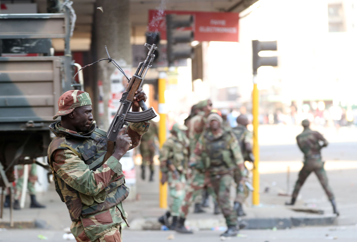 Tragedy in Harare as Troops Clash with Opposition Protesters - SAPeople