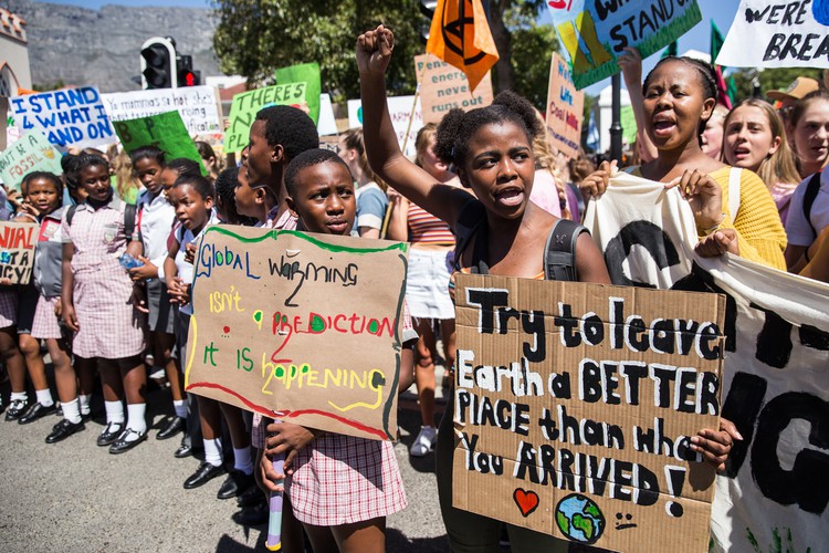 South African Youths March for Action Against Climate Change SAPeople