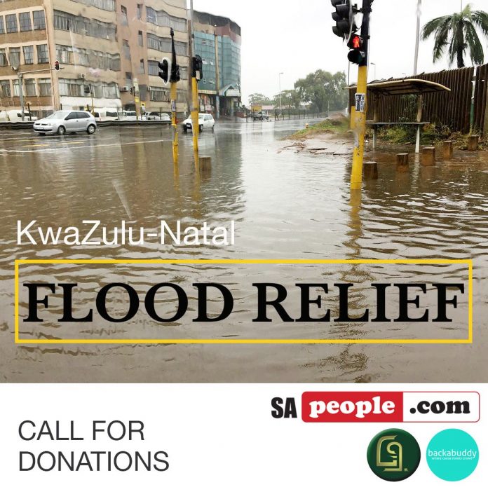 Massive Flooding in Durban Area Leaves at Least 23 Dead and Homes