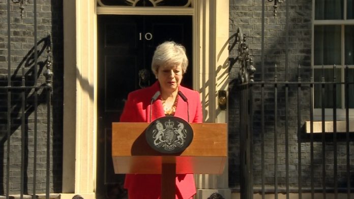 'The country I love': Britain's May breaks down in resignation speech