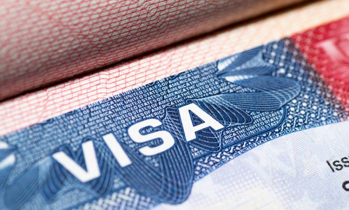 Visa stamp travel
