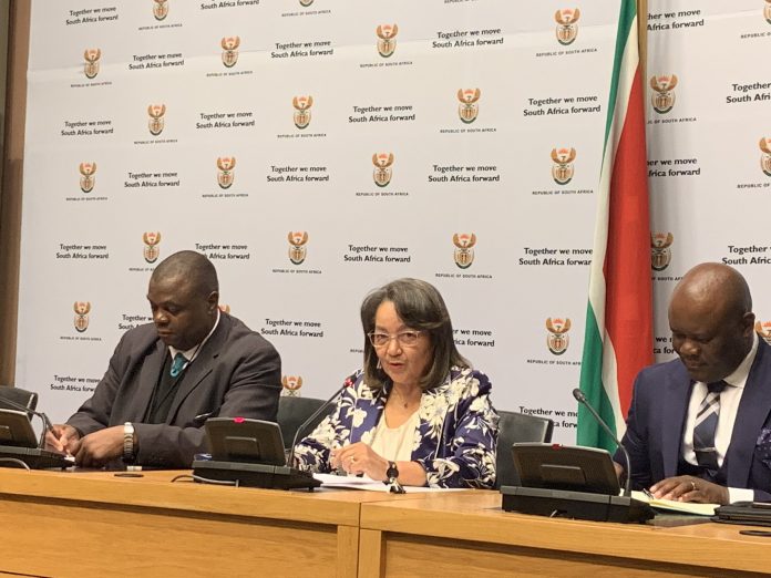 delille south africa public works minister