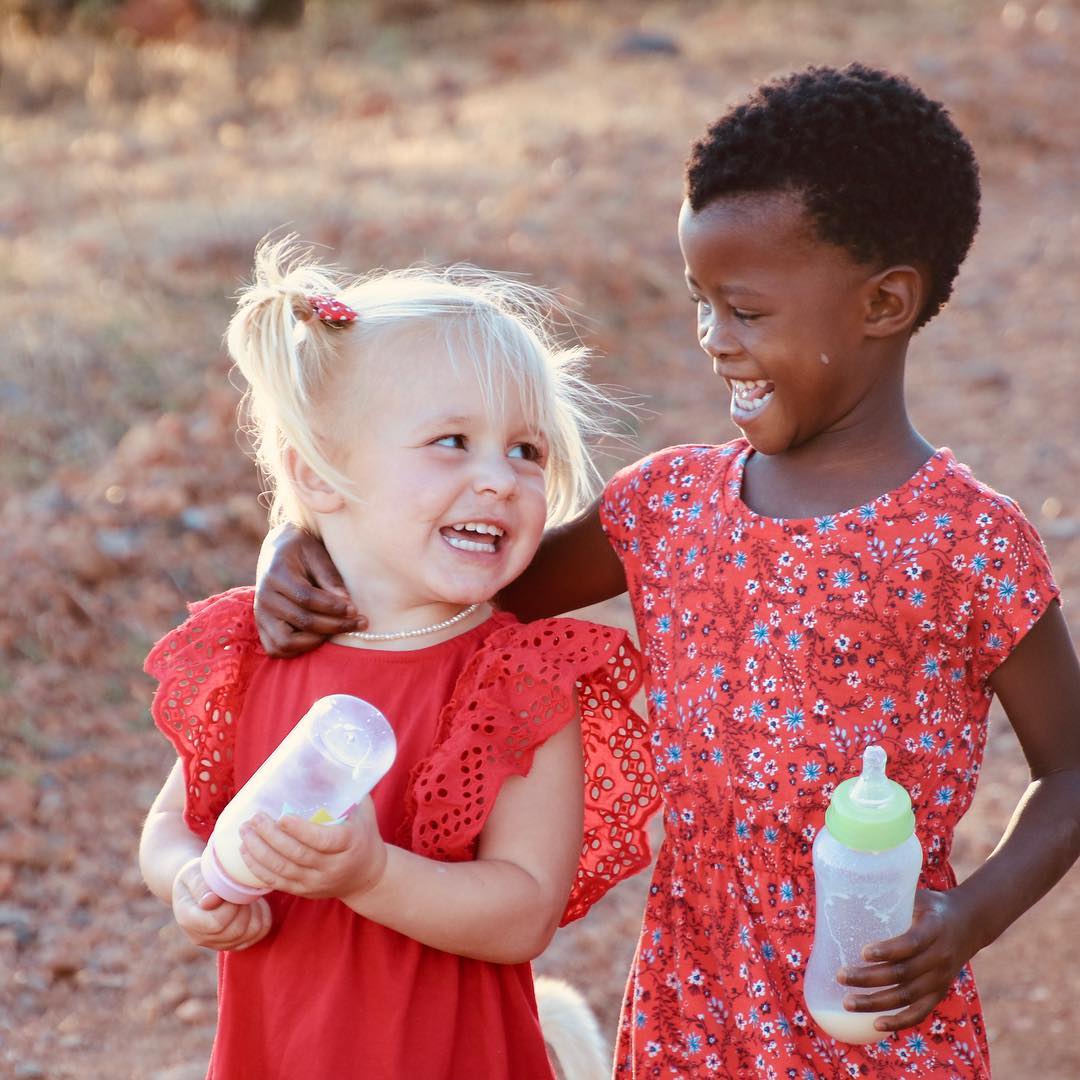 WATCH Kids Play in Tswana. Proudly South African Family Gives the