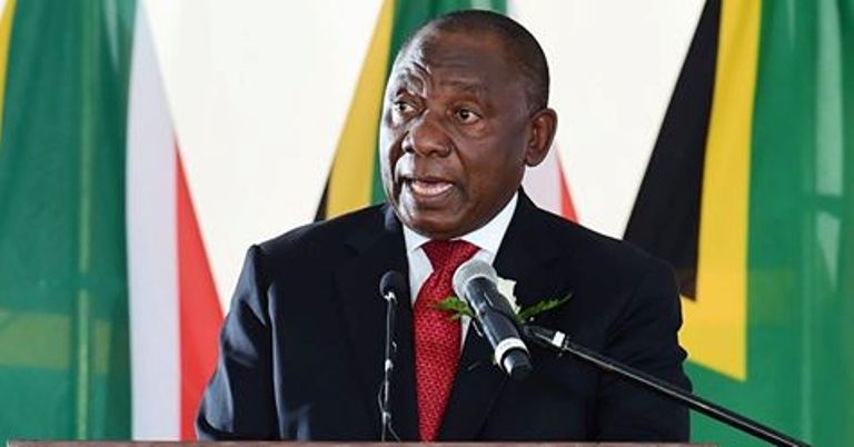 cyril ramaphosa president south africa leader