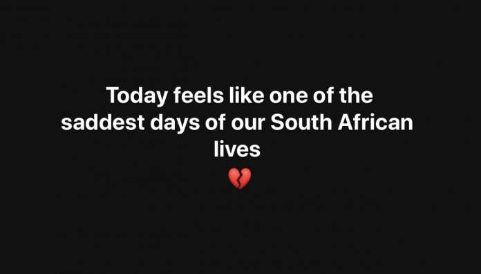 saddest day in south africa