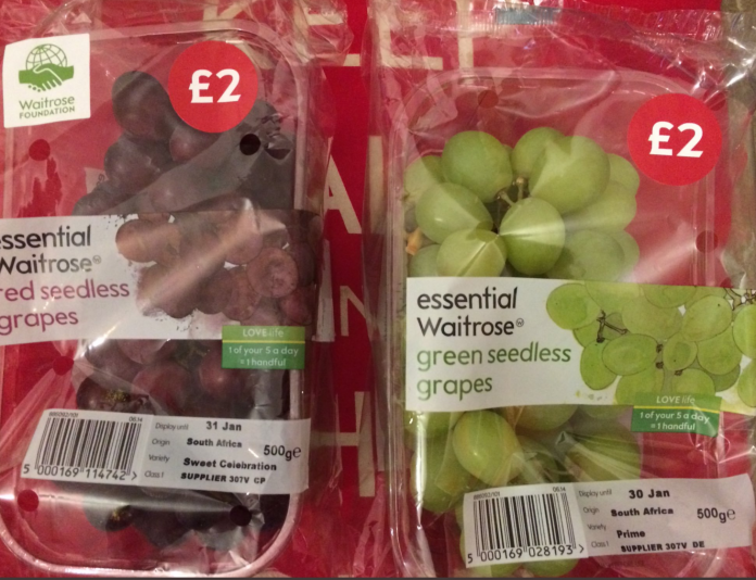 south africa trade grapes waitrose