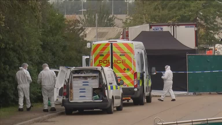 39 bodies found in UK cargo truck, driver arrested