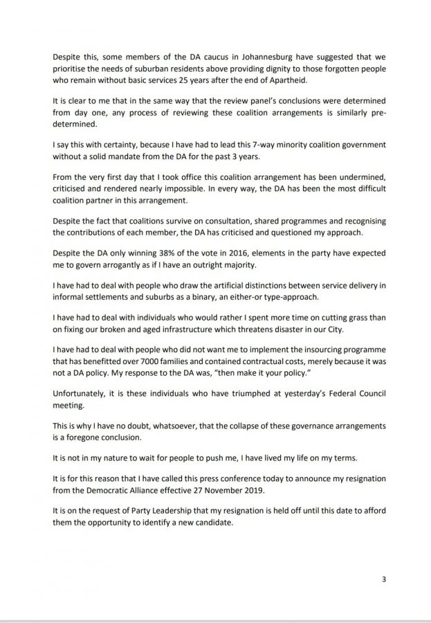 herman mashaba resigns joburg mayorb 1