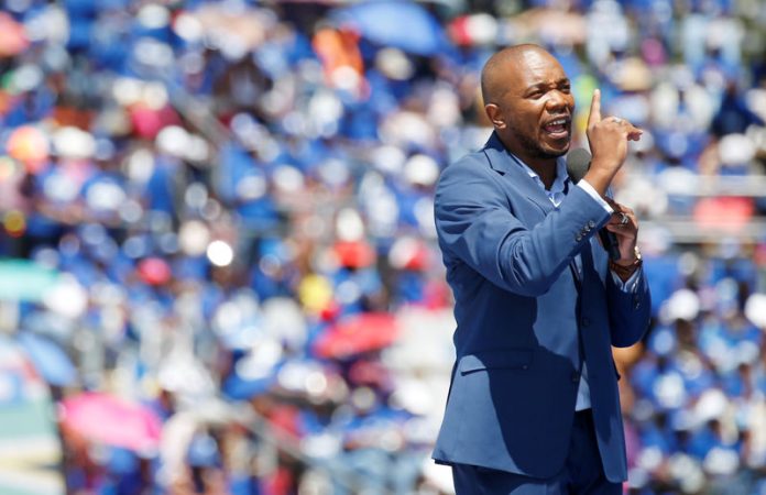 Leader of South African opposition party, the Democratic Alliance (DA) Mmusi Maimane arrives for the party's election manifesto launch in Johannesburg Former Leader of South African opposition party, the Democratic Alliance (DA) Mmusi Maimane arrives for the party's election manifesto launch in Johannesburg
