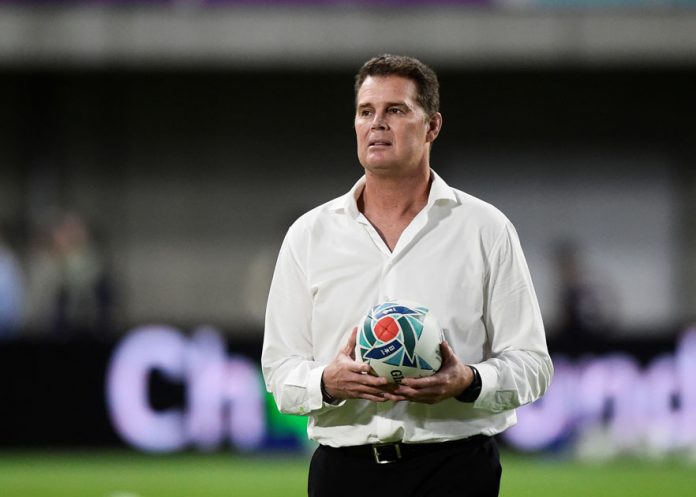 South Africa head coach Rassie Erasmus at Rugby World Cup