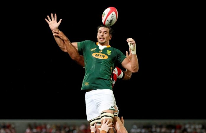 South Africa's Eben Etzebeth in action REUTERS/Issei Kato/File Photo