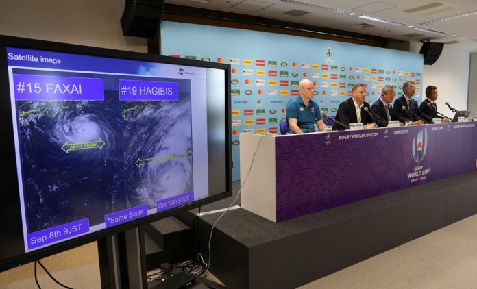 Rugby Union - Rugby World Cup - World Rugby give update on preparations for Typhoon Hagibis Rugby Union - Rugby World Cup - World Rugby give update on preparations for Typhoon Hagibis