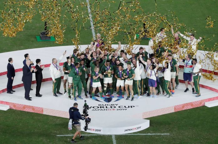 FILE PHOTO: Rugby World Cup - Final - England v South Africa ONE WEEK OF CELEBRATIONS IN SOUTH AFRICA FOR RUGBY